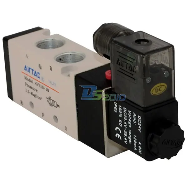 Хорошее качество 3/8 &quotDC 24V 5 way 2 позиционный пневматический Электрический