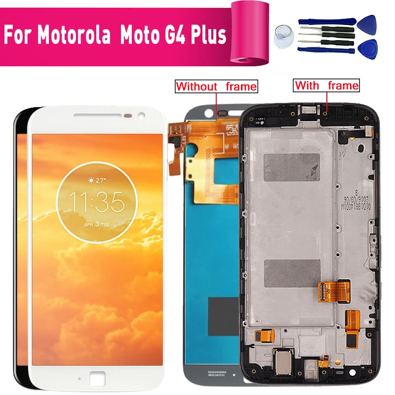 Модуль ЖК-дисплея для Motorola Moto G4 Plus XT1644 1640 сменный ЖК-экран XT1641 1625 | Мобильные