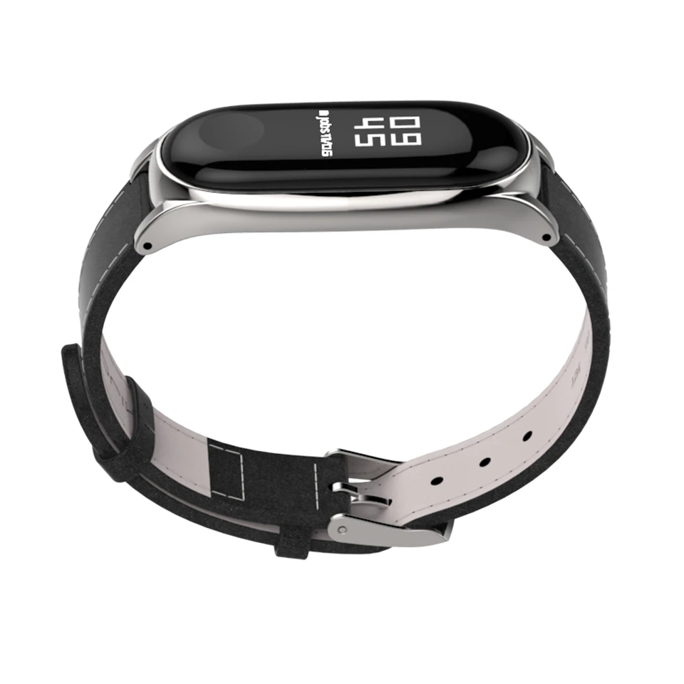 Браслет mi jobs mi Band 4 из натуральной кожи для Xiaomi mi Band 3, браслет, Смарт-часы mi band 4, аксессуары NFC, ремешки на запястье