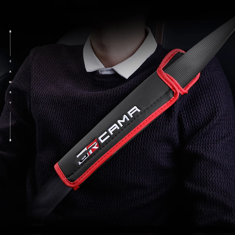My Good Car Seat Belt Shoulder Cover Anti-Leather Cover Belt Cover for Toyota Camry 8th- Car accessories