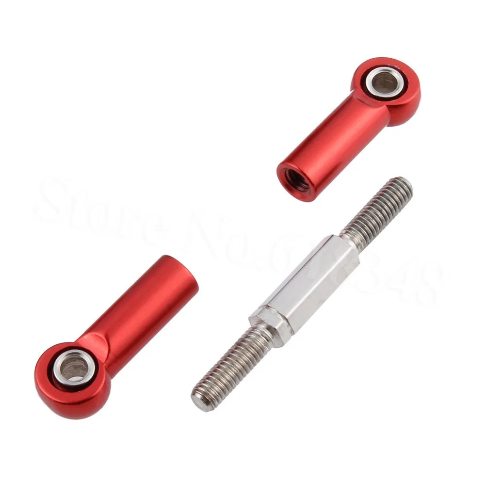 Алюминиевая тяга серводвигателя Turnbuckle Link 0018 для WLtoys 12428 12423 1:12 RC автомобиль