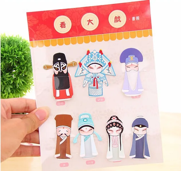Новинка 2017 Классический китайский стиль милые бумажные закладки маркеры для