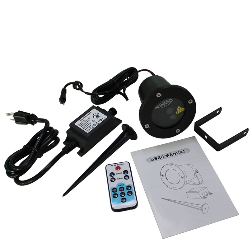 Ландшафтные лазерные огни автоматическое вращение красное и зеленое освещение