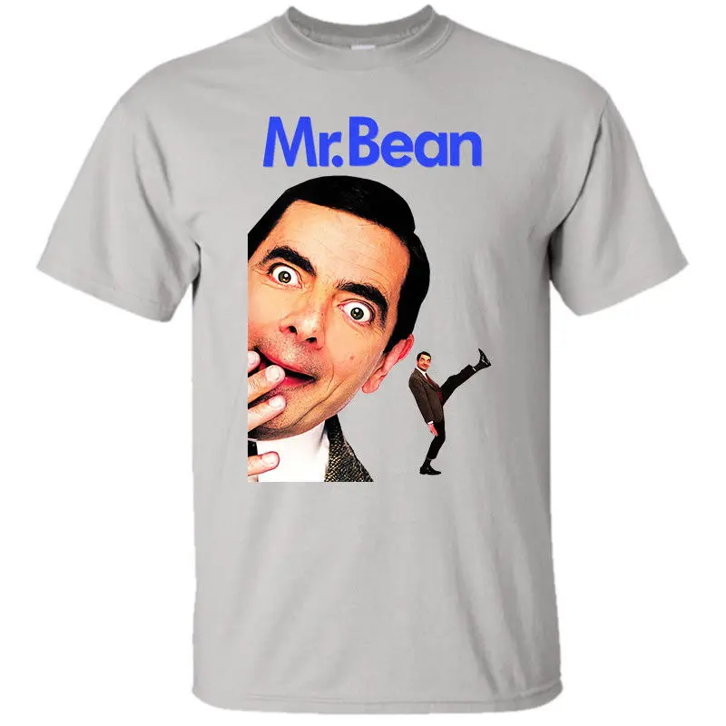 Mr. Bean V1 Rowan Atkinson сериал футболка (белый желтый) все размеры крутая Повседневная