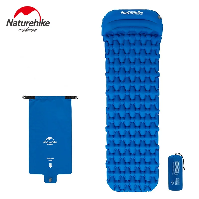 

Naturehike Ultralight 1 2 Person Inflatable Mattress Outdoor Air Mattresses Single Sleeping Pads Camping Mat W & Air Bag Pillow