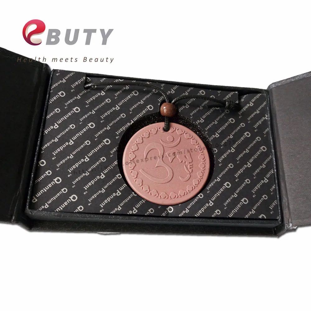 Красная Лава квантовый скалярный энергетический кулон OM дизайн модное ювелирное