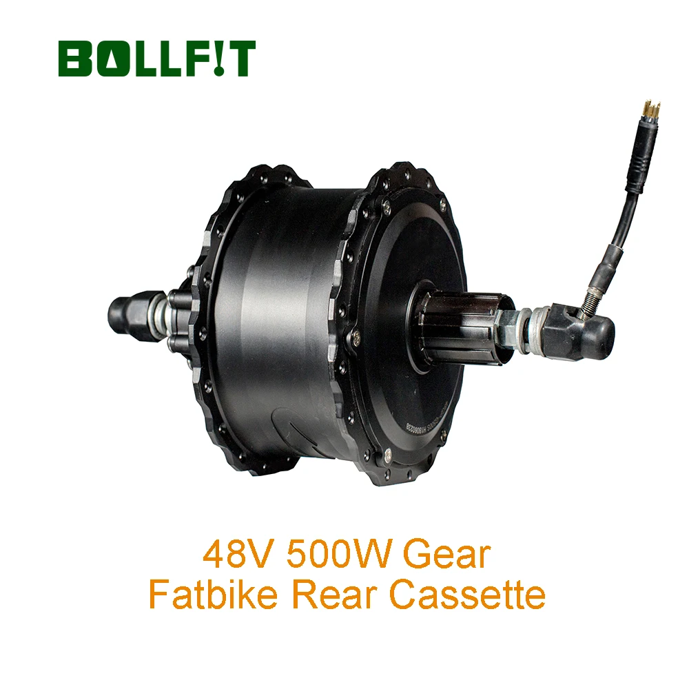 BOLLFIT 48V 500W Fatbike задний Кассетный мотор для электрического велосипеда MXUS