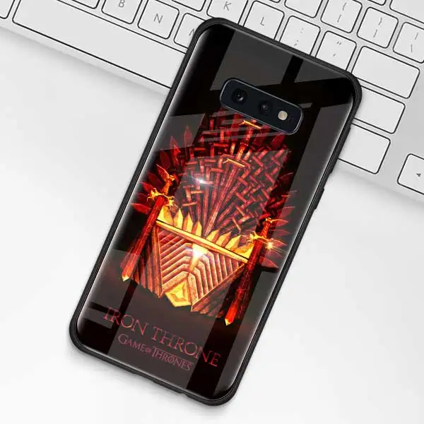 007 Чехол из закаленного стекла для samsung Galaxy S10 S10e S9 S8 S10 Plus Note 9 A50 A30 - Цвет: 007
