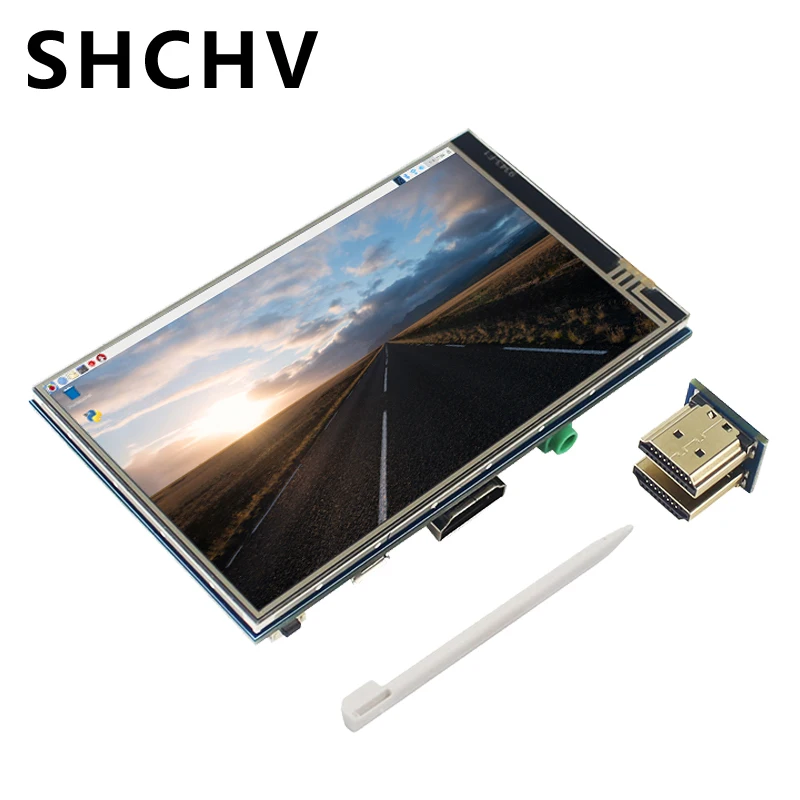 4 дюймовый сенсорный ЖК дисплей Raspberry Pi 800*480 экран SPI для Model B / 3B Plus 2B Zero W|Аксессуары