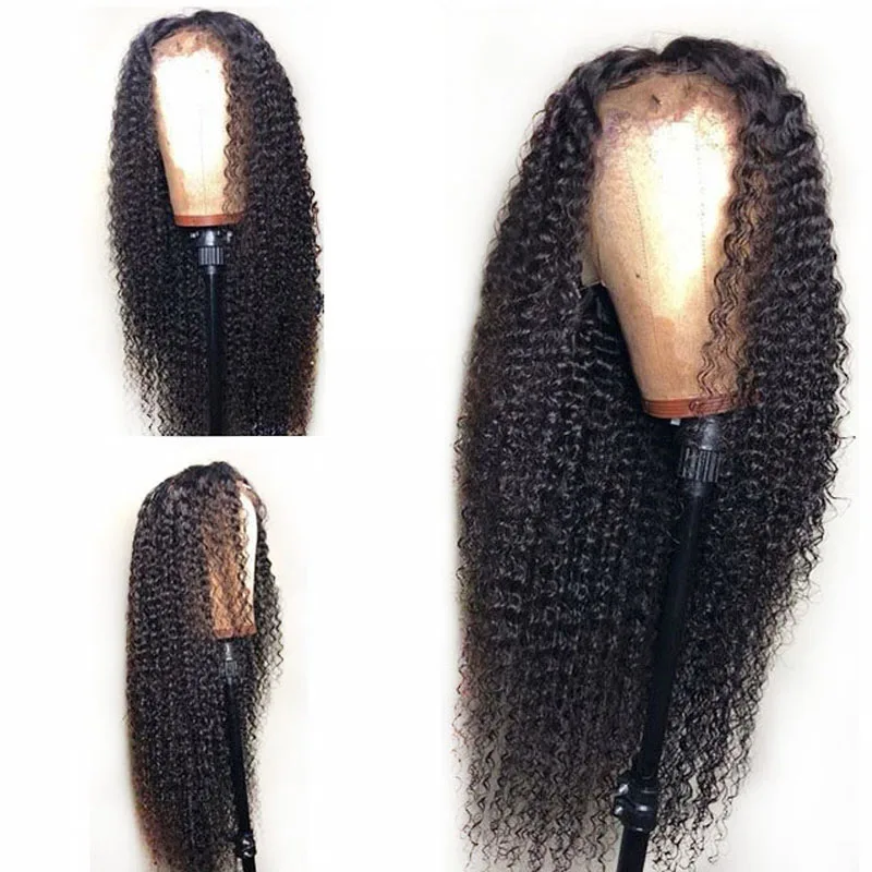 13X6 глубокая часть курчавые бразильские волосы remy на шнурках передние