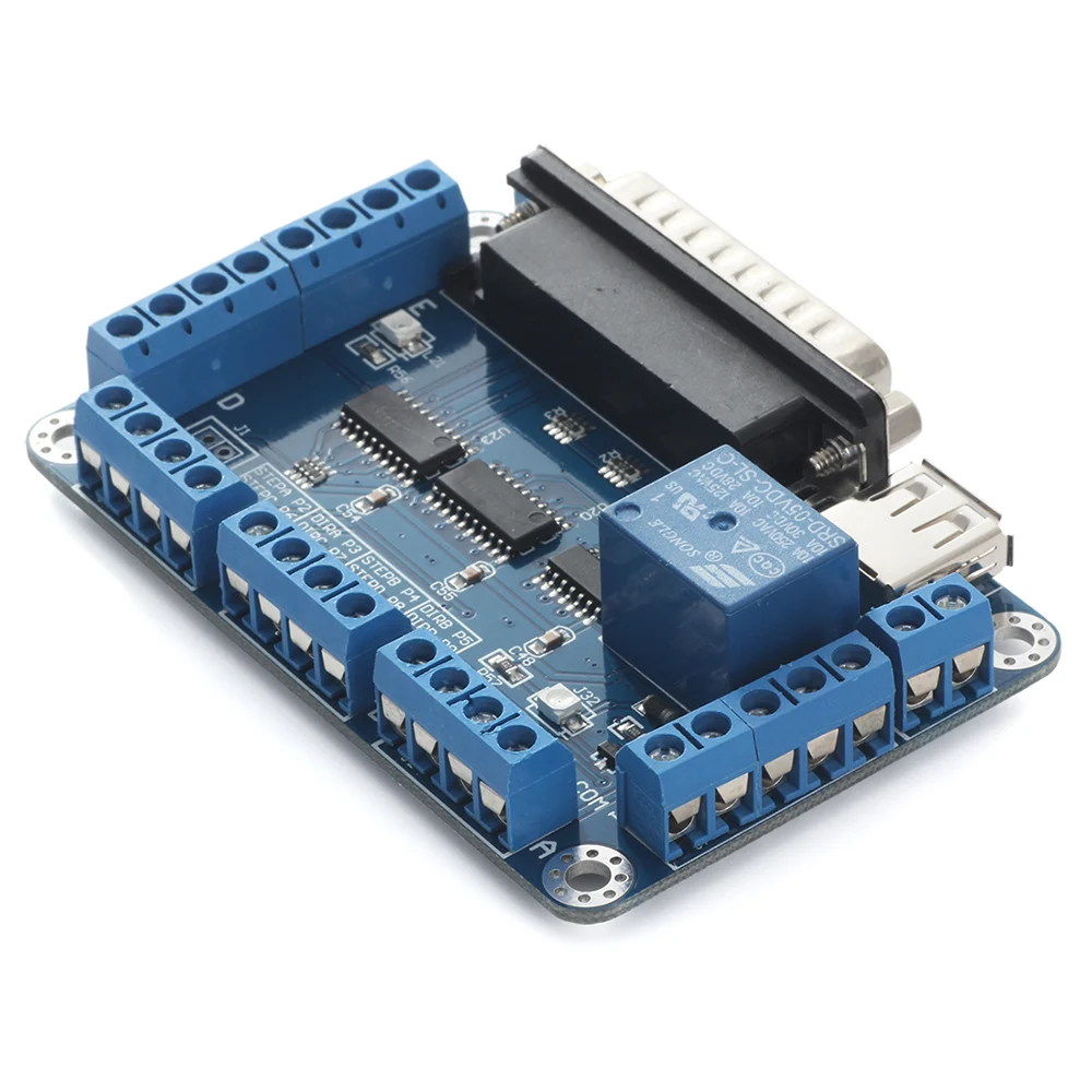 Usb cnc контроллер mach3 usb breakout доска для гравировального станка|breakout board|cnc boardusb board |