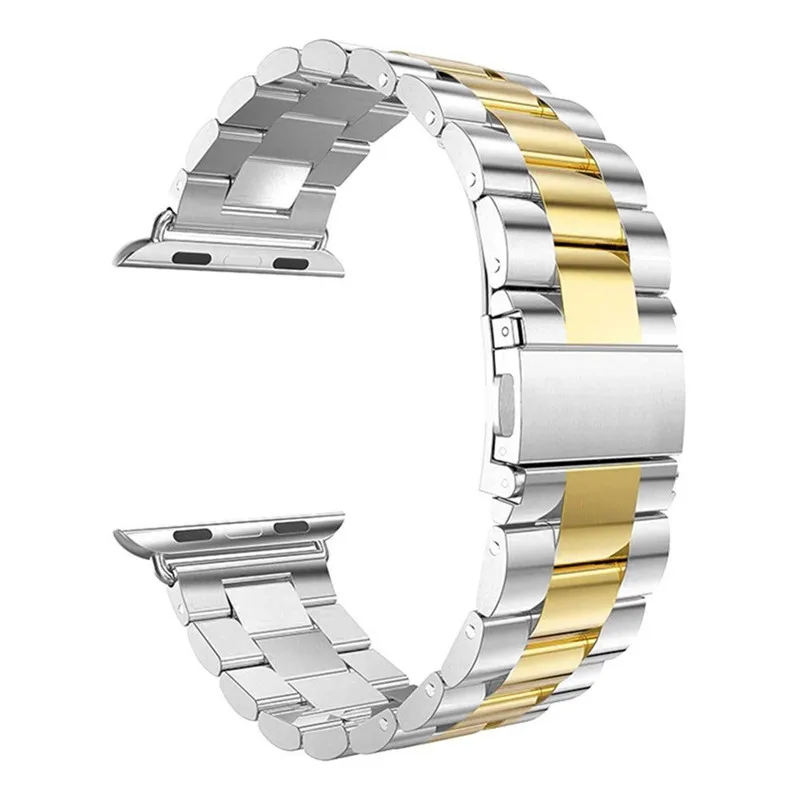 Металлический Нержавеющая сталь ремешок для наручных часов Apple Watch Series 4 44 мм 40