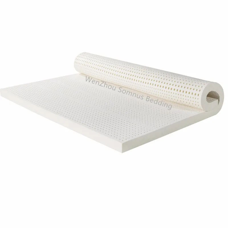 Одноразмерный вентилируемый матрас из 100% натурального латекса Dunlop Seven Zone с белым