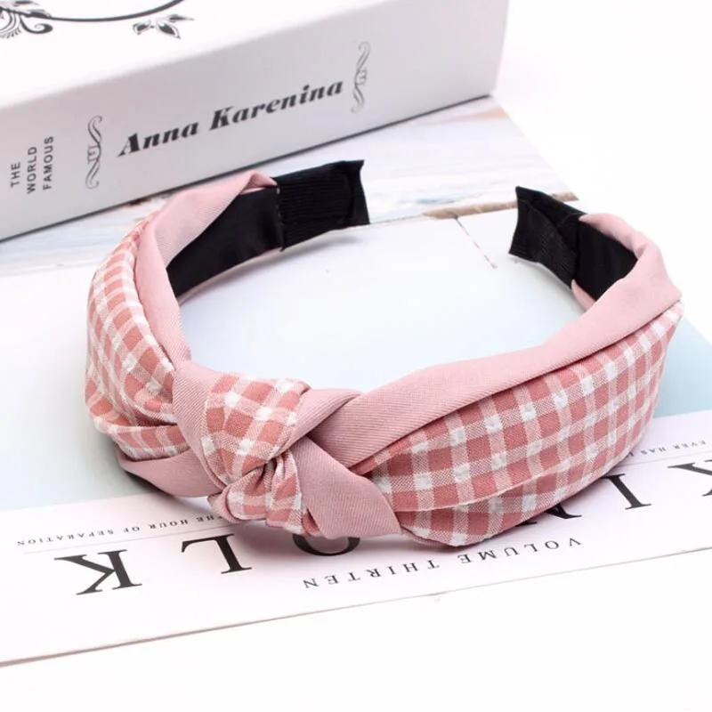 Новинка высококачественные повязки для волос с узлом 20 шт./лот модные широкие на