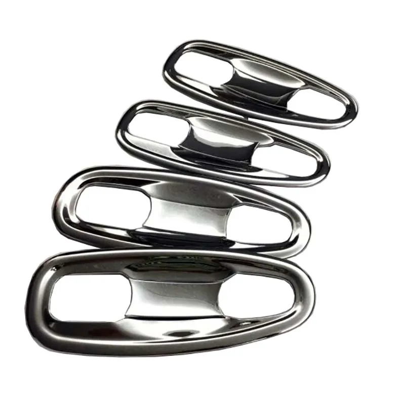 Door bowl 16 шт. для Land Cruiser для Prado 150 LC150 FJ150 2010- хромированные покрытия для дверных ручек аксессуары наклейки для стайлинга автомобилей - Цвет: Door bowl