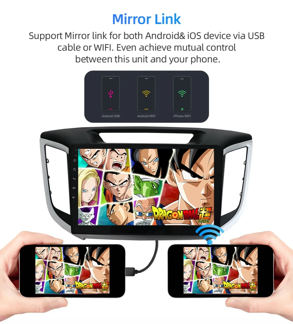Bosion android 9,0 2 din автомобильный dvd gps плеер для hyundai IX25 Creta автомобильный gps навигация радио мультимедиа Кассетный плеер рекордер