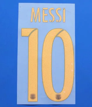 10 Месси Nameset может настроить Nameset Diy любое имя печать номера