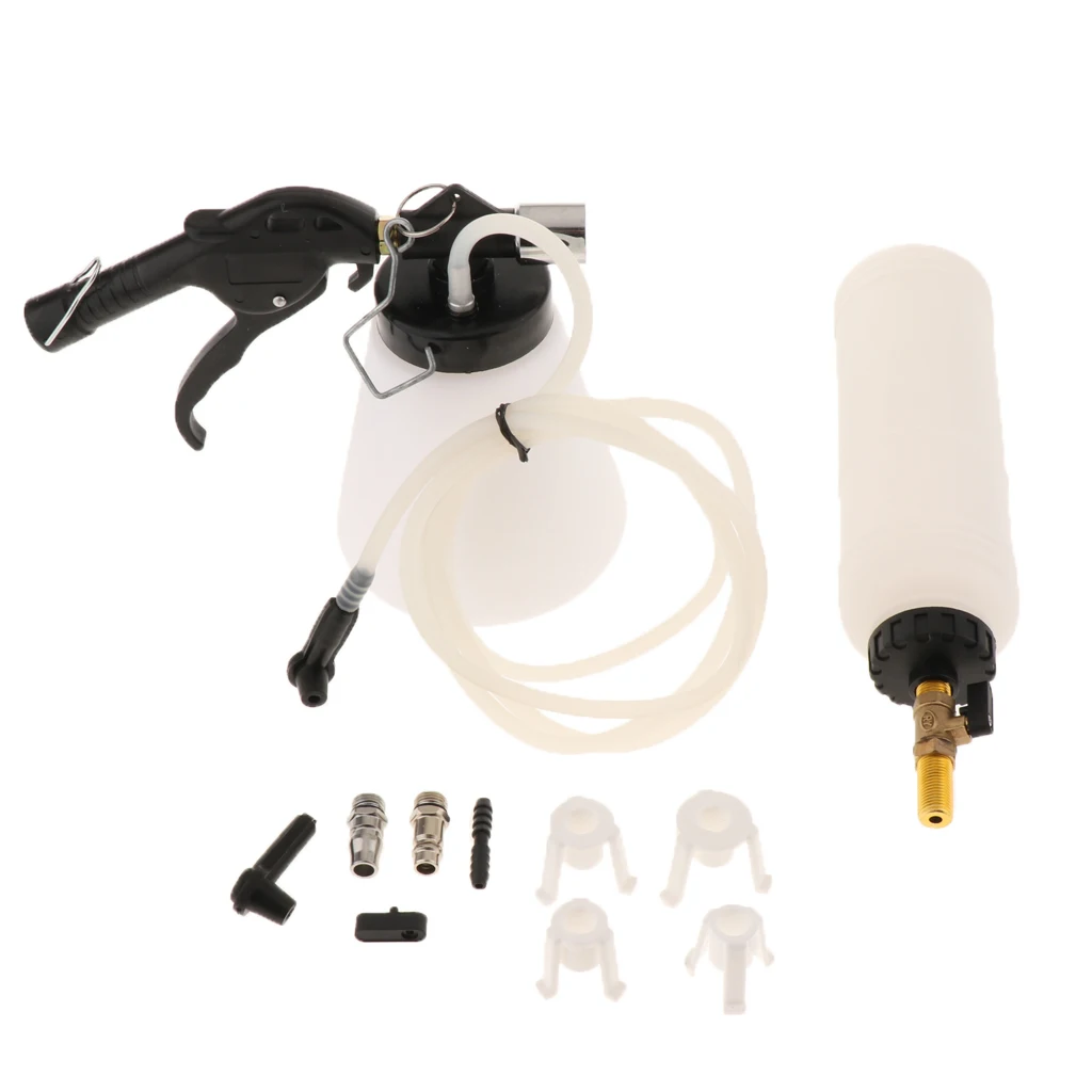 

1 Set Car Brake Fluid Bleeder Tool Brake Oil Replacement Kit Car Repair Tools Plastic Adapter Brake & Clutch Bleeder 90-120PSI