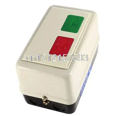 Трехфазный Магнитный стартер контактор для управления двигателем AC220V/240/50/60 Гц