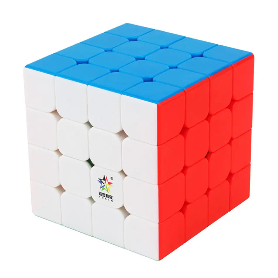 Yuxin 4x4 кубик рубика Магнитный куб Little Magic 4x4x4 волшебный 4 слоя скоростной