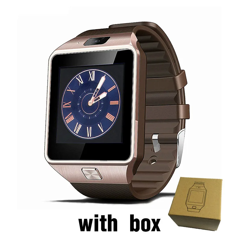 Bluetooth Смарт часы DZ09 с камерой Синхронизация SMS Smartwatch поддержка SIM TF карта для IOS
