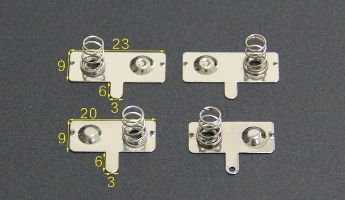 50 шт пользовательских AAA контакты батареи с пружиной к pcb Type S22| |