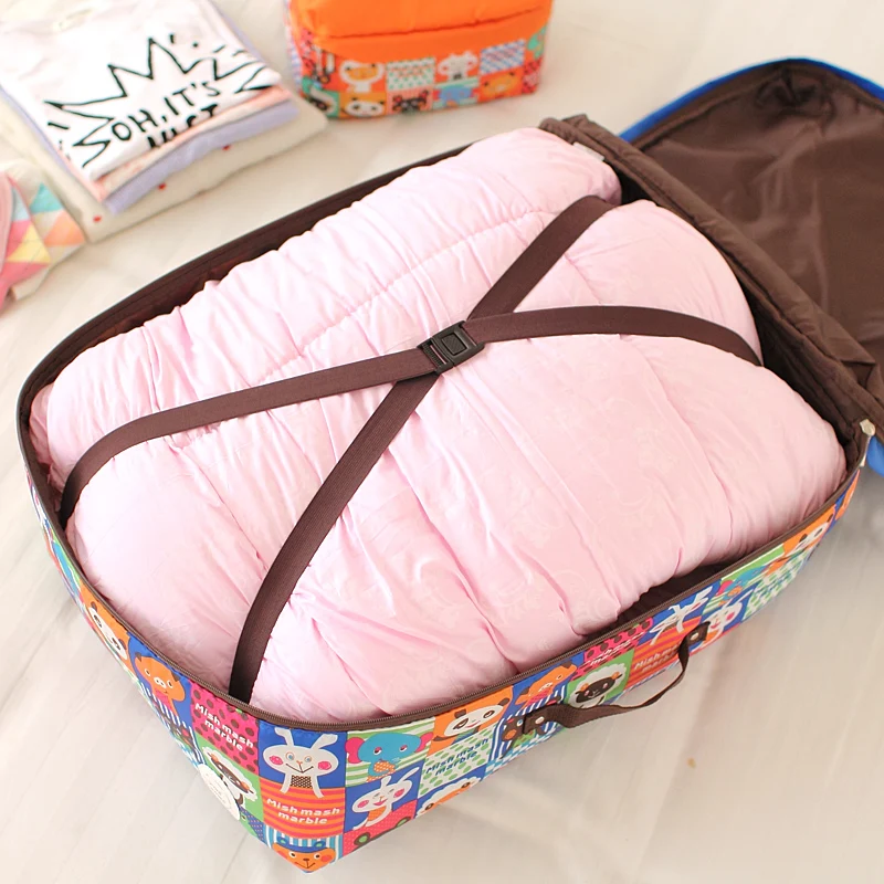 Три Размер и цвет выбрать 3 шт. набор Большой хлопок одеяло отделка мешок хранения