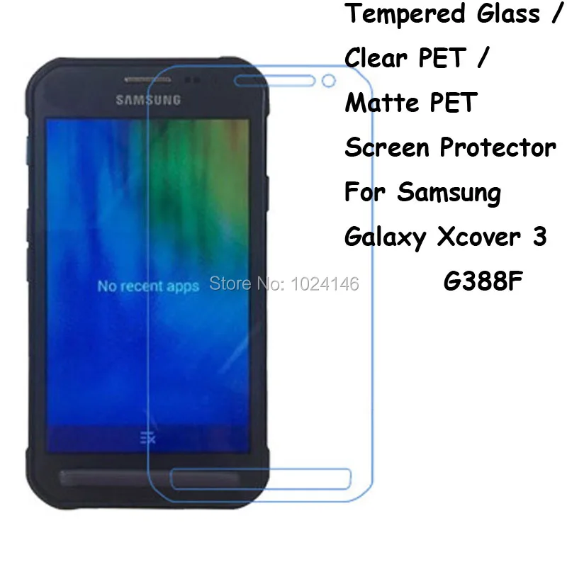 Закаленное стекло прозрачная ПЭТ матовая защитная пленка для Samsung Galaxy Xcover 3 Xcover3