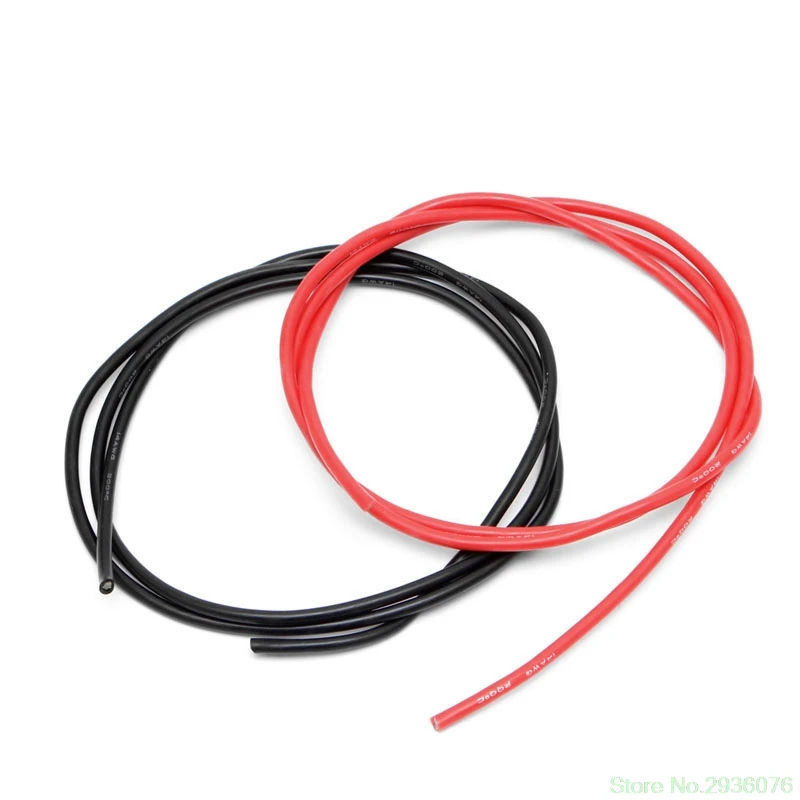 24AWG Калибр силиконовый гибкий провод многожильный V# медные кабели 5 м для RC черный красный Прямая поставка поддержка