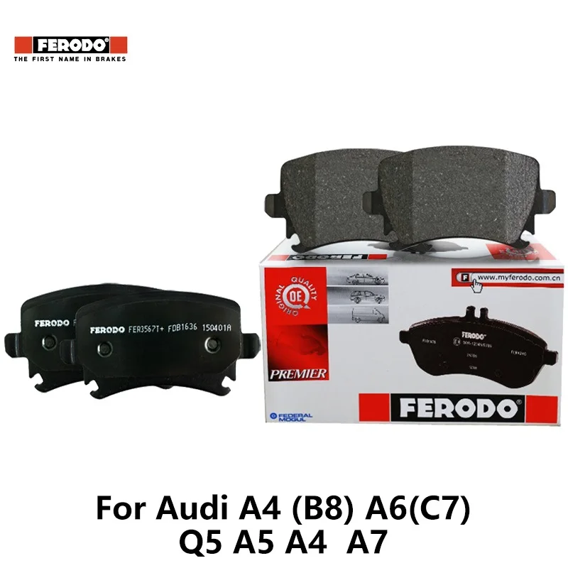 4 шт./компл. Ferodo автомобиля тормоза спереди FDB4044-D для Audi A4 (B8) A6 (C7) q5 A5 A7 автозапчасти