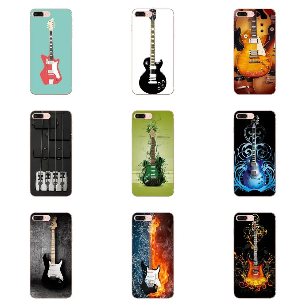 Классная бас гитара для HTC 530 626 628 630 816 820 One A9 M7 M8 M9 M10 E9 U11 Moto G G2 G3 G4 G5 G6 G7 мягкий чехол