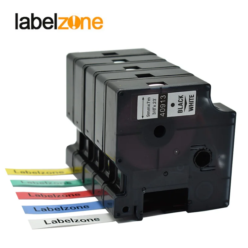 

Смешанные 15 цветов 9 мм 40913 Φ D1 ленты для этикеток D1 40910 S0720680 ламинированная ленточная кассета для принтера dymo LM160 280