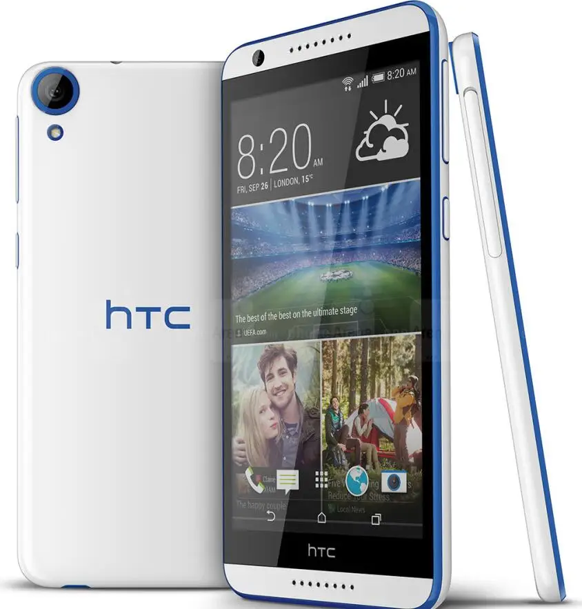 Синий Разблокированный htc Desire 820 Dual SIM Otca Core Android телефон Dual 4G LTE 5," 1270*720 13 МП камера 16 Гб Мобильный телефон Смартфон - Цвет: Синий