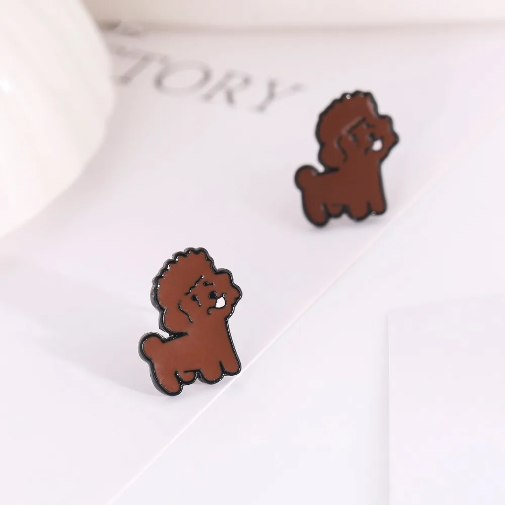 

Daisies Women Earrings Pet Dog Chihuahua Bulldog Cute Cartoon Animal Earrings Small Party Earrings Statement Jewelry