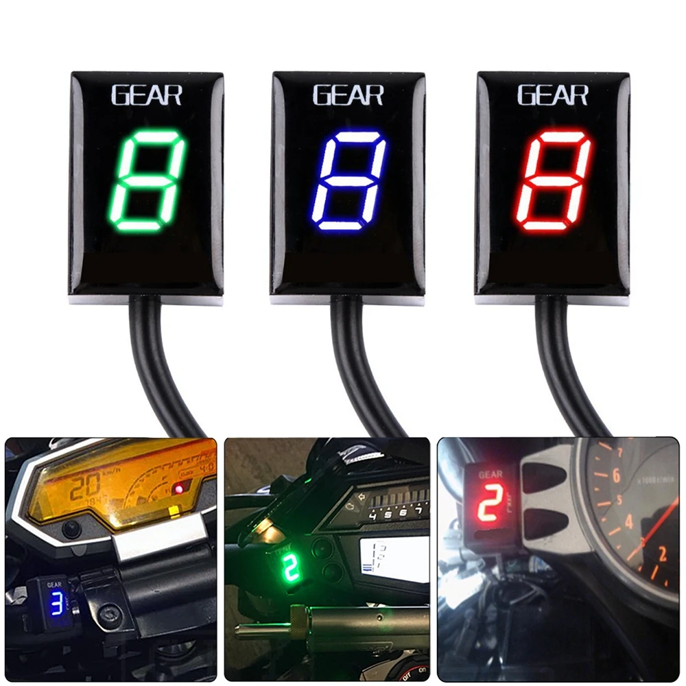 

Motorcycle LCD Electronics 1-6 Level Gear Indicator Digital Gear MeterFor Suzuki Intruder C800 05-08 C1500 05-12 C1800R 08-15