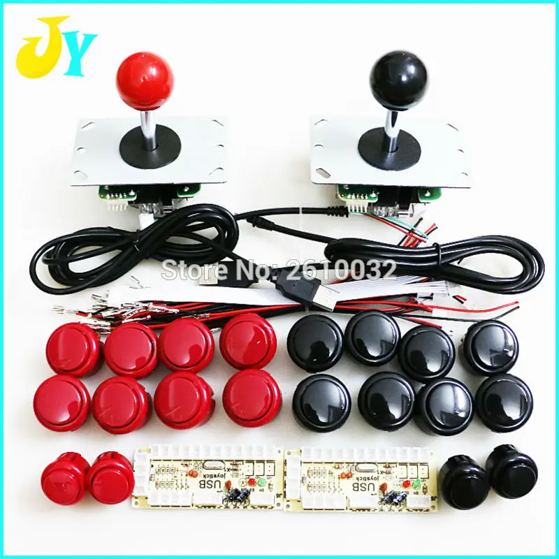 Аркадный джойстик DIY Kit Zero Delay Arcade USB энкодер для ПК Джойстик Sanwa аркадных игр +