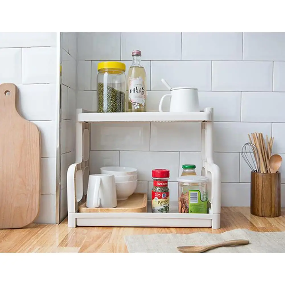 Многофункциональная двухслойная сливная стойка пластиковая кухонная утварь