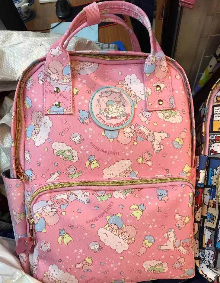 Новинка милый рюкзак Hello Kitty школьные сумки кошелек сумка сумка|Школьные ранцы| |