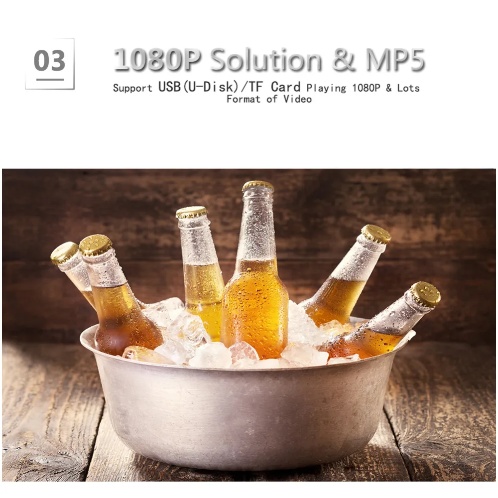MP5 плеер VODOOL 4 &quot автомобильная стерео система с поддержкой Bluetooth AUX MP3