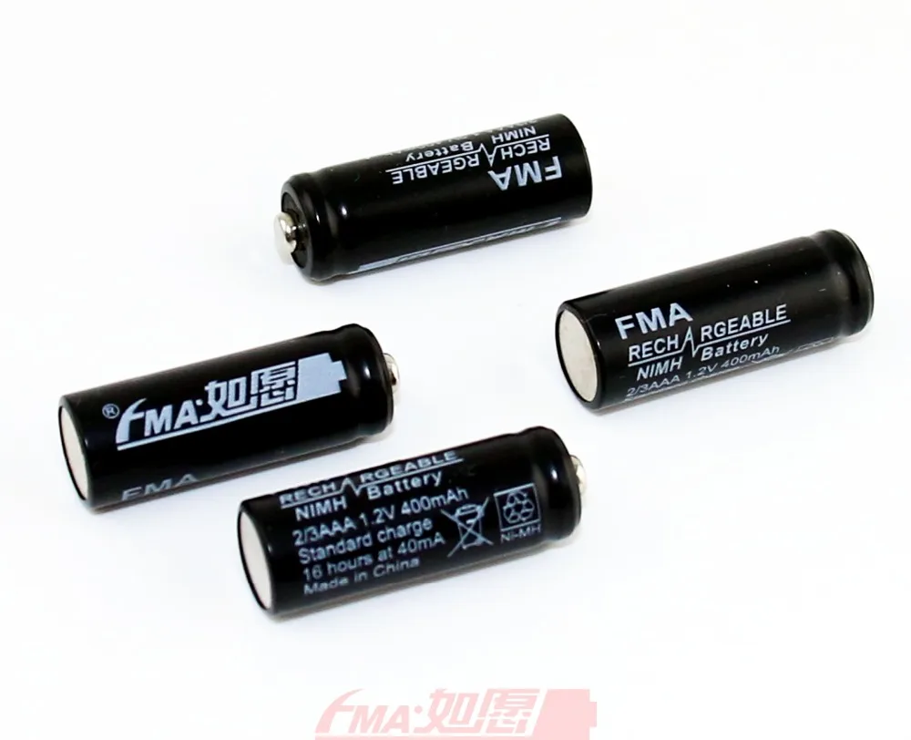 Аккумуляторная батарея для телефона FMA iDECT X1/ X1i 4 шт. ni mh 2/3AAA 1 2 в 400 мАч 10*30 мм|ni-mh