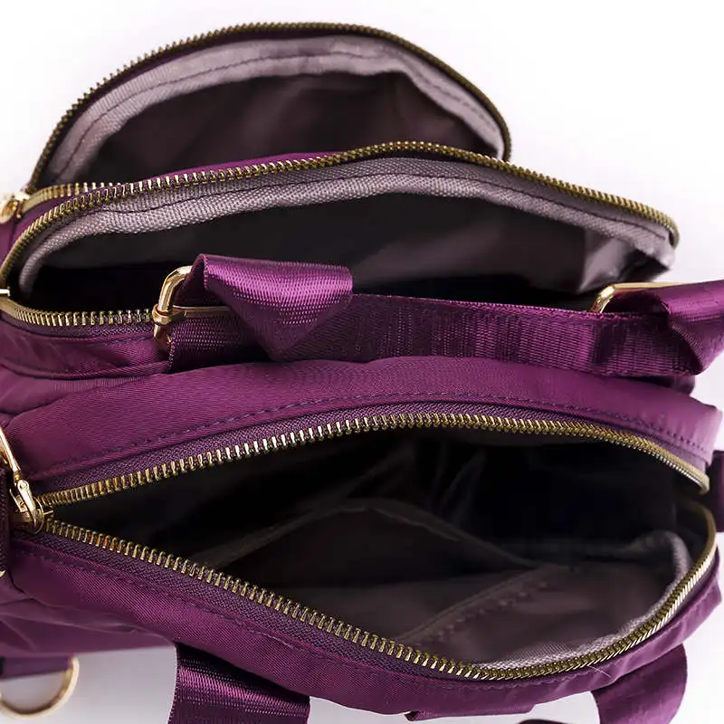 High Quality Waterproof Nylon Women Backpack Female Small Bagpack for Teenager Girl Multifunction Multi-pocket Backpacks | Багаж и сумки