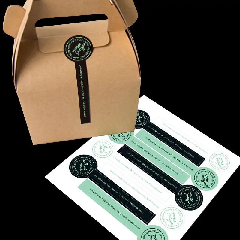 360 шт./лот самоклеящиеся наклейки с эффектом пуш ап для торта этикетка наклейка