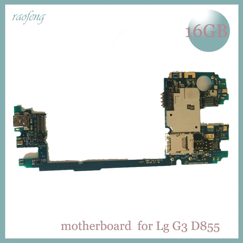 Материнская плата Raofeng для LG G3 D855 разблокированная высокое качество 16 ГБ с android