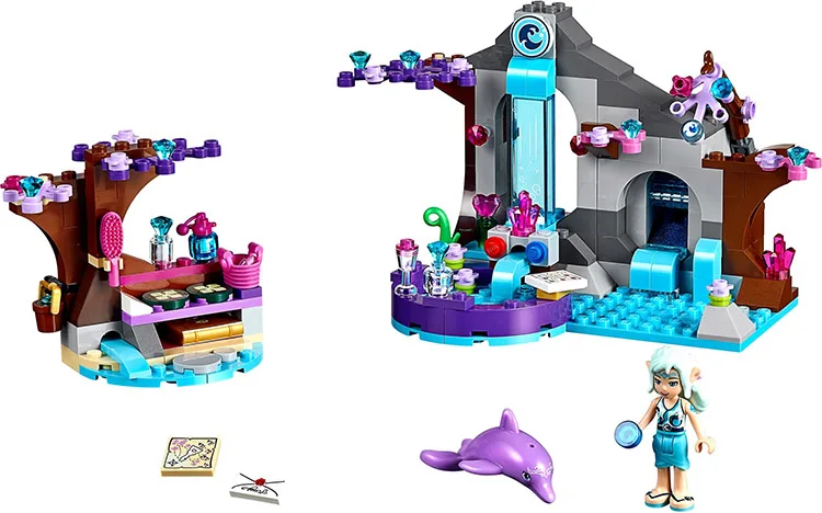 

BELA 10410 Sets 249pcs elves Naida's Secret Spa Model Building Blocks Toys for Children Lepinblocks 41072 Girls gift