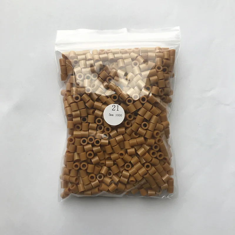 as the Photo 21 1000 Beads/Bag 5mm Perler Artkal Beads 37 Colors Available Material Bag DIY Cartoon Making Tube Colorful Beads Educational Toys - Цвет: as the Photo 21