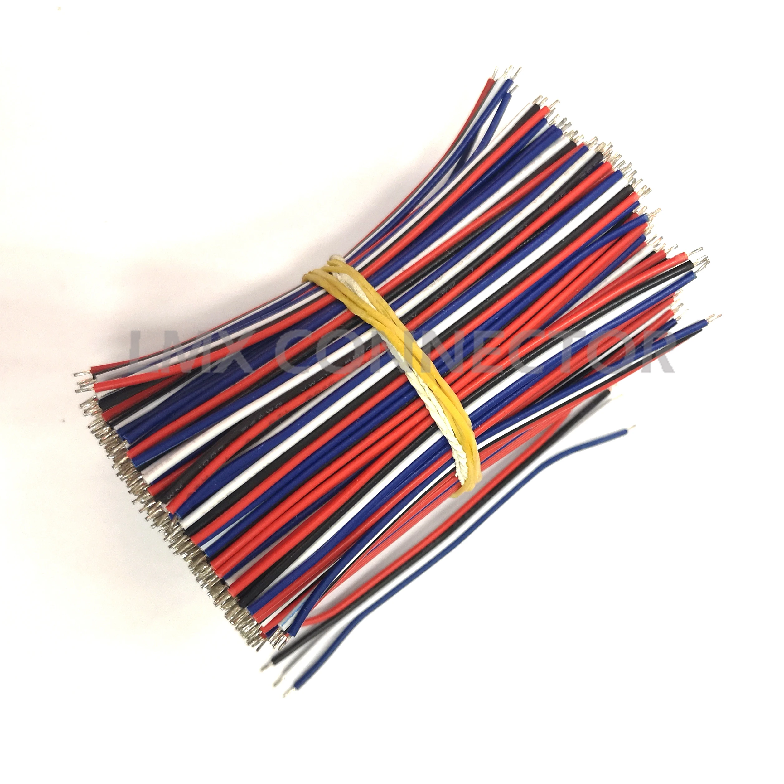 1000PCS UL1007 24AWG 4 Pin PVC Extension Cable Wire 95MM Parallel Tin Plated Обустройство дома