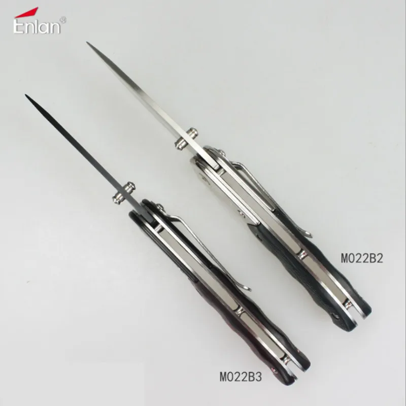 Складной нож Enlan M022 8Cr13MoV G10 или деревянная ручка походный инструмент для
