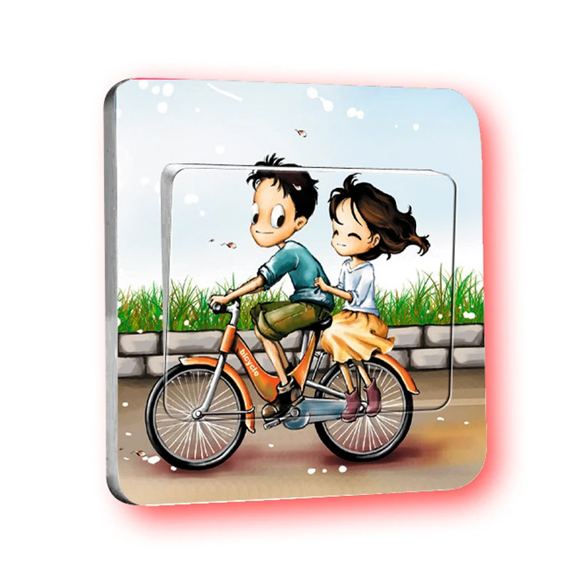 3 шт. переключатель для девочки из мультфильма украшения детской комнаты съемные