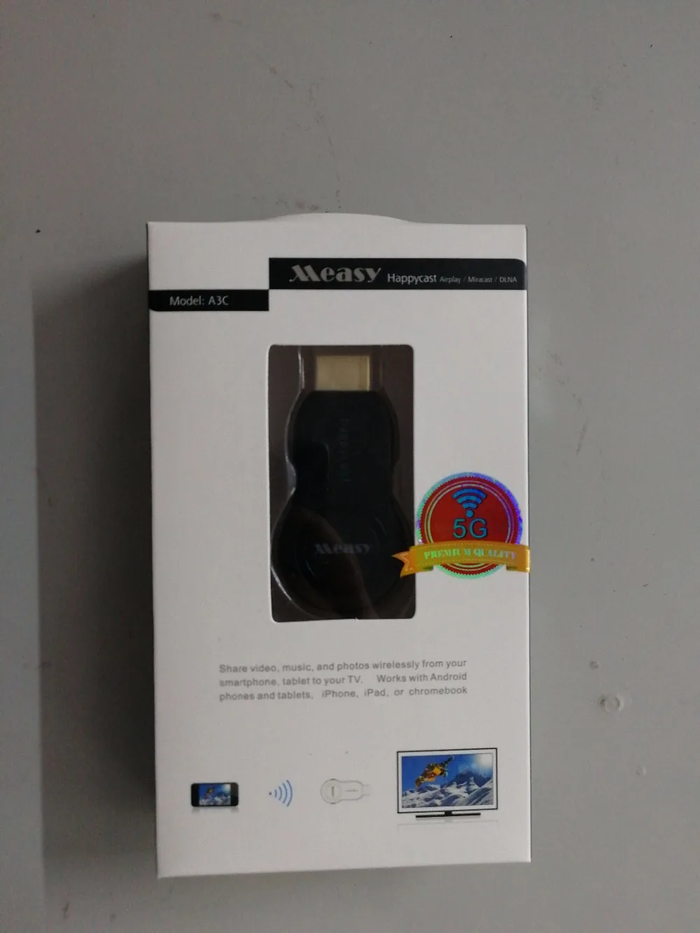 Measy a3c 5G Mira экран ТВ палка ключ WiFi Дисплей приемник DLNA Airplay Miracast Airmirroring Chromecast|wifi display