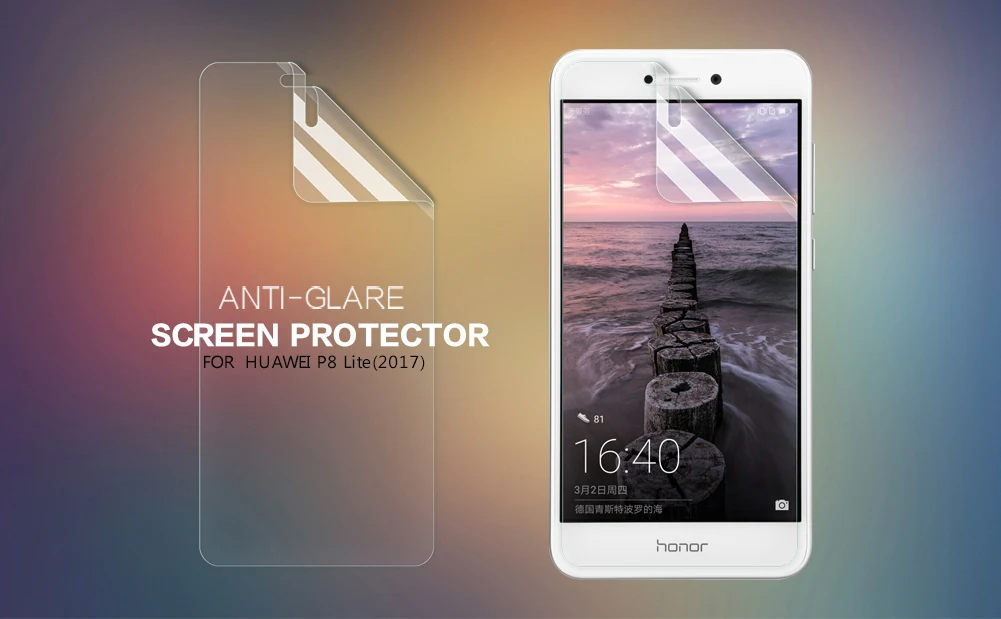 Защитная пленка для экрана для huawei Honor 8 Lite Nillkin прозрачная/Матовая Мягкая Пластиковая пленка для Honor 8 Lite